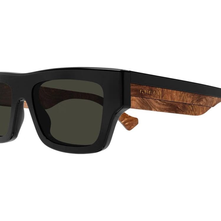 Gucci Square Sunglasses Black/Havana/Grey