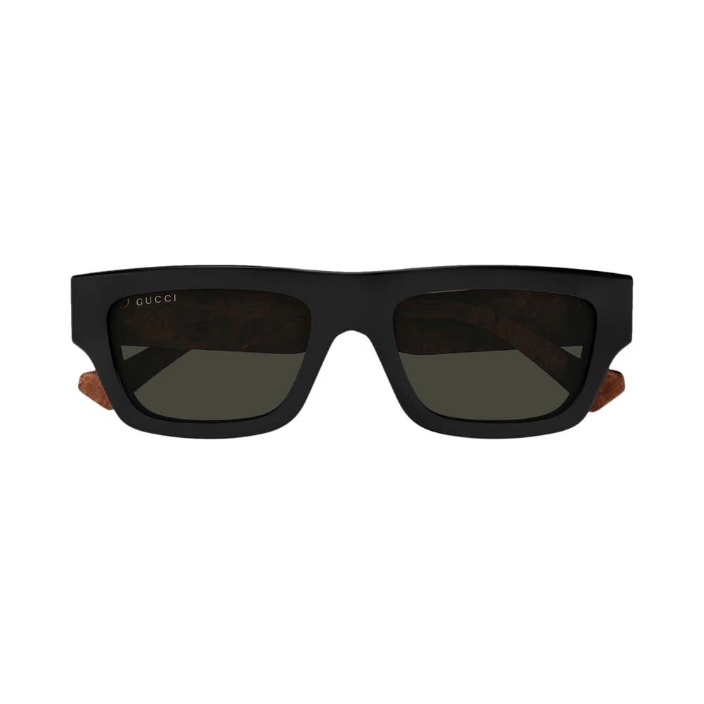 Gucci Square Sunglasses Black/Havana/Grey