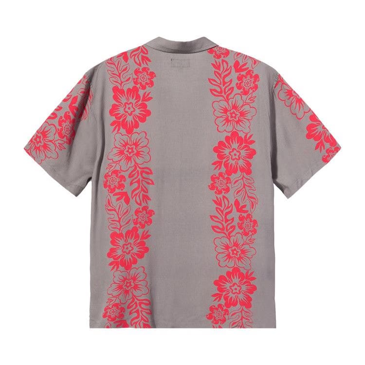 Stussy Hawaiian Pattern Shirt Grey