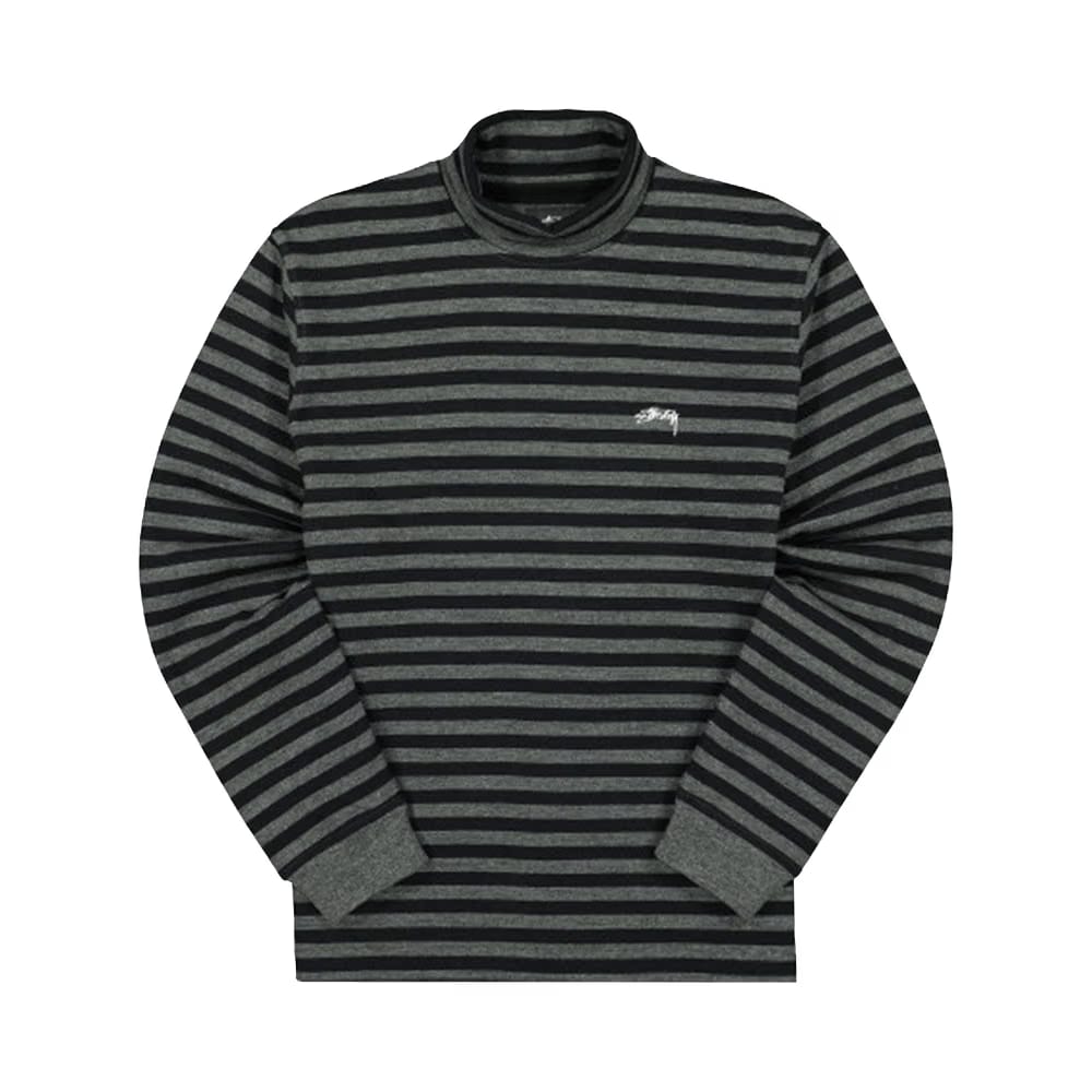 Stussy Classic Stripe Turtleneck Black