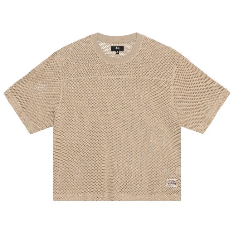 Stussy Mesh Jersey Crew Natural