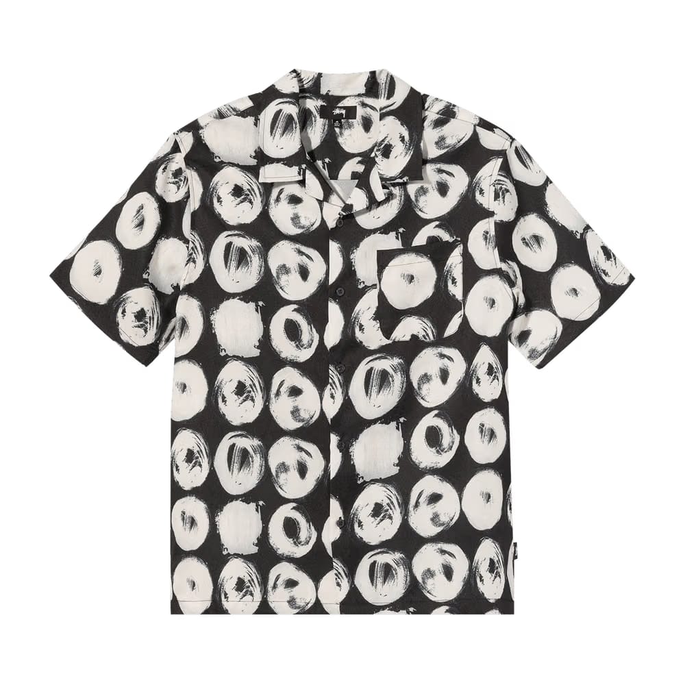 Stussy Hand Drawn Dot Shirt Black