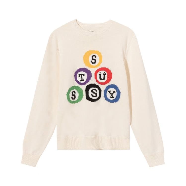 Stussy Billiard Sweater Natural