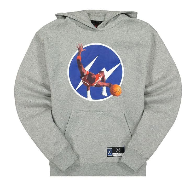 Air Jordan x Fragment Image Pullover Hoodie Dark Grey Heather