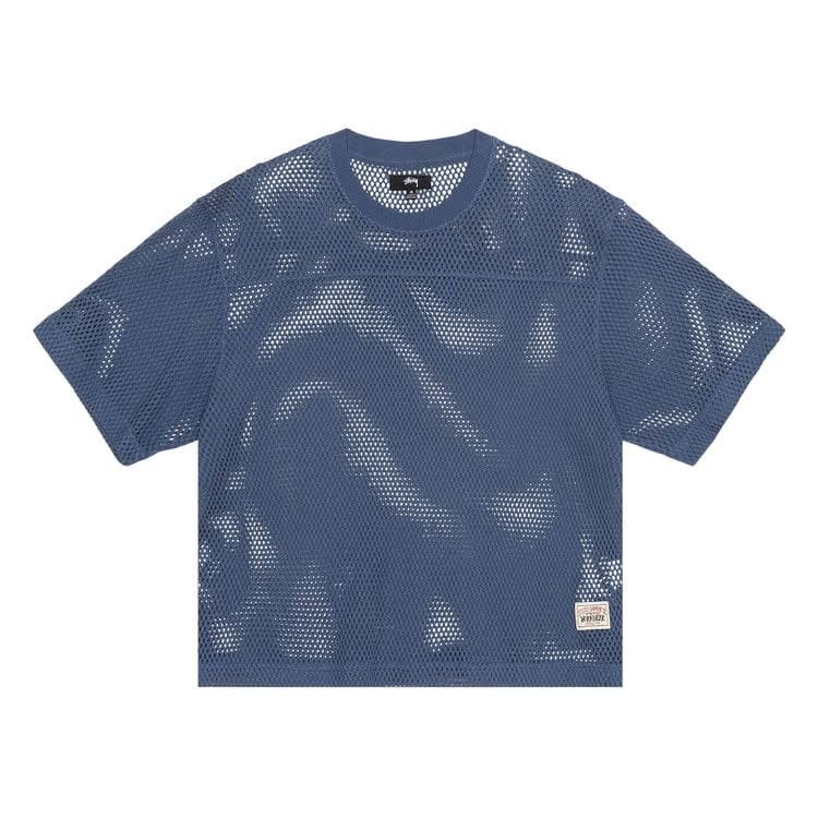 Stussy Mesh Jersey Crew Navy