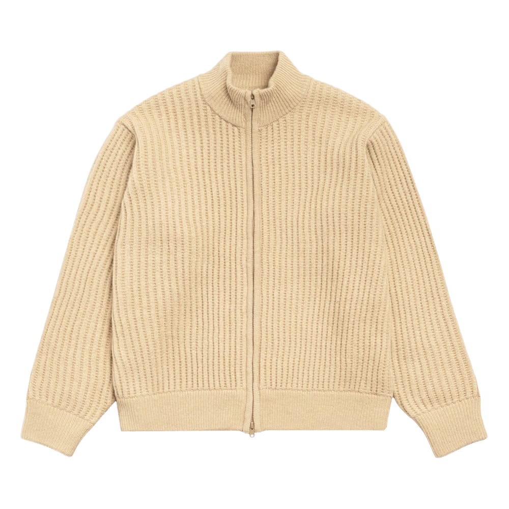 Stussy Patch Zip Sweater Sand