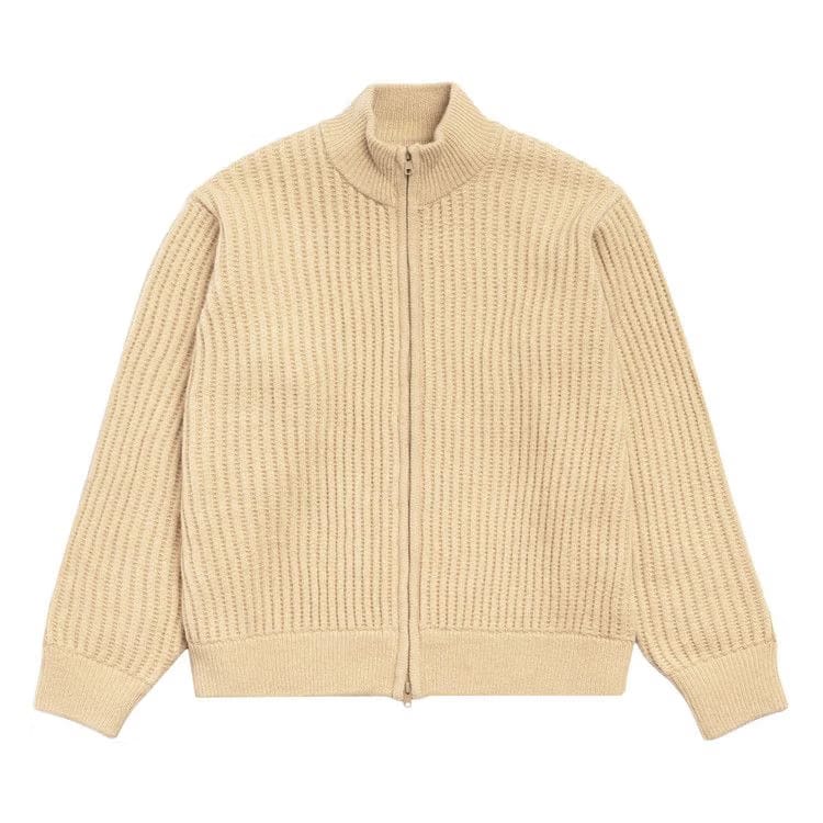 Stussy Patch Zip Sweater Sand