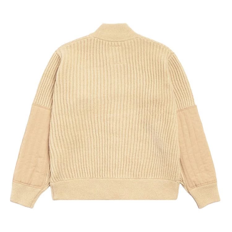 Stussy Patch Zip Sweater Sand