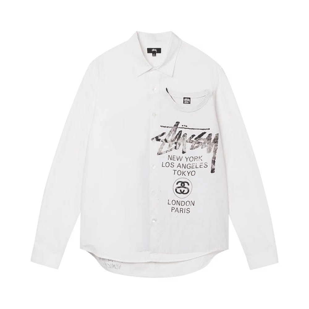Stussy World Tour Shirt White