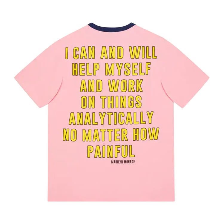 Gucci Cat Print Cotton T-Shirt Pink