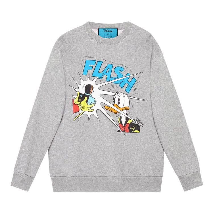 Gucci x Disney Donald Duck Sweatshirt Grey Melange