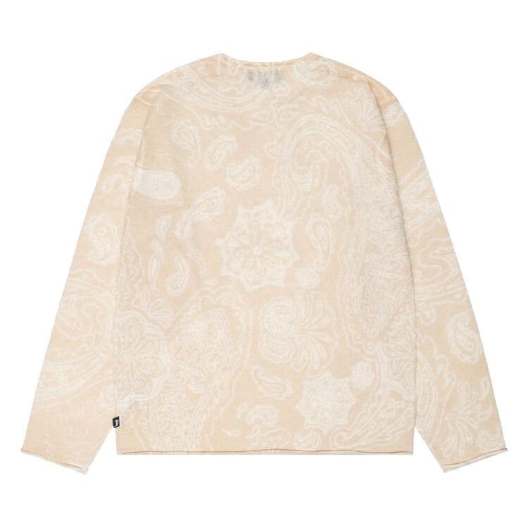 Stussy Paisley Sweater Natural
