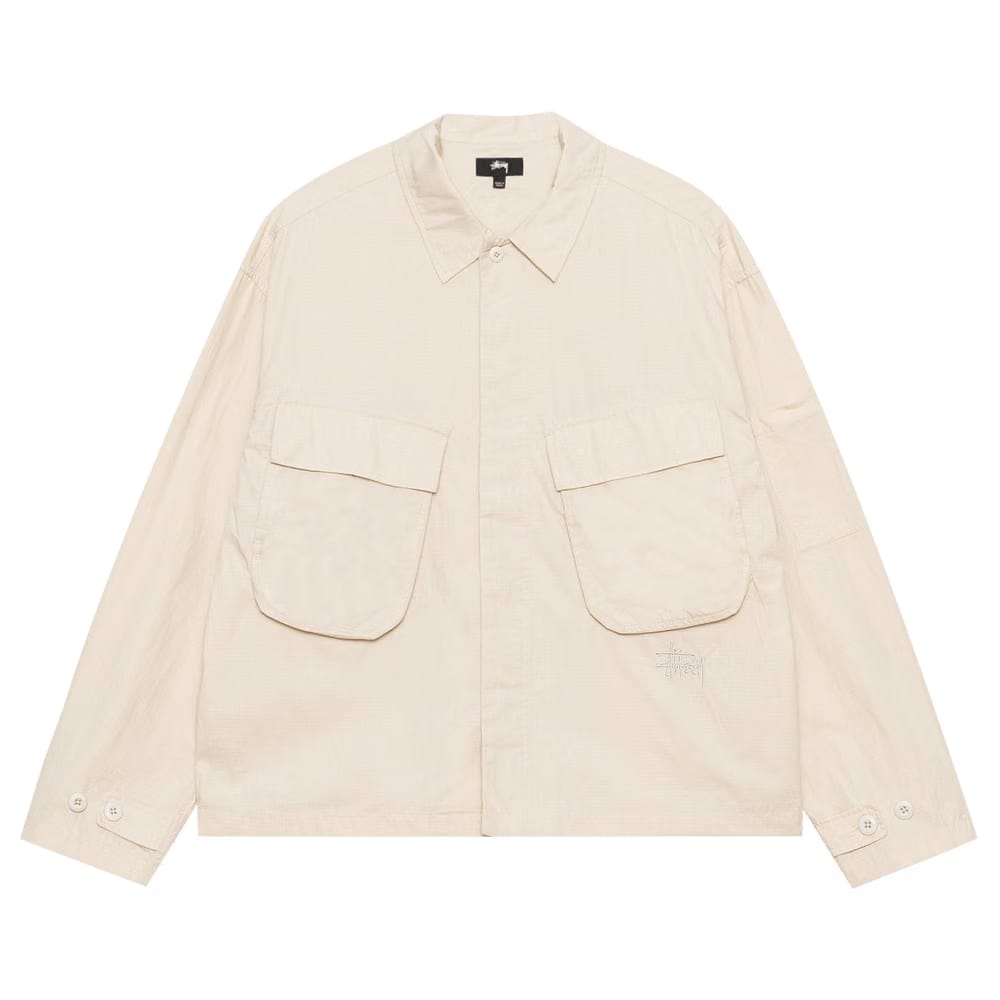 Stussy Military Overshirt Bone