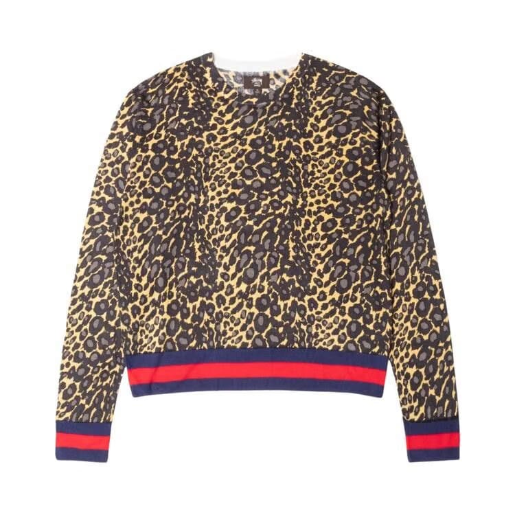 Stussy x Wales Bonner Leopard Sweater Golden