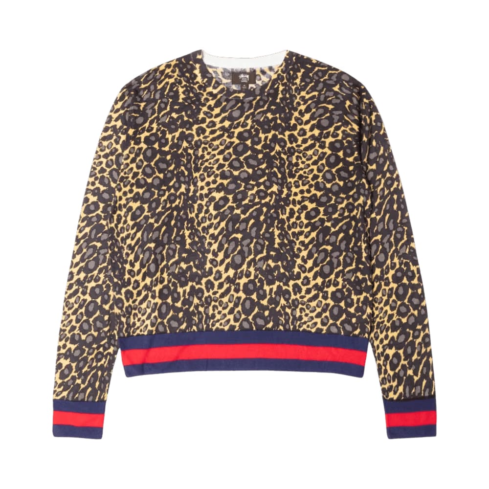 Stussy x Wales Bonner Leopard Sweater Golden