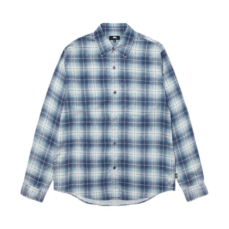 Stussy Matthew Printed Shirt Blue