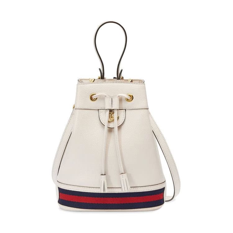 Gucci Ophidia Small Bucket Bag White