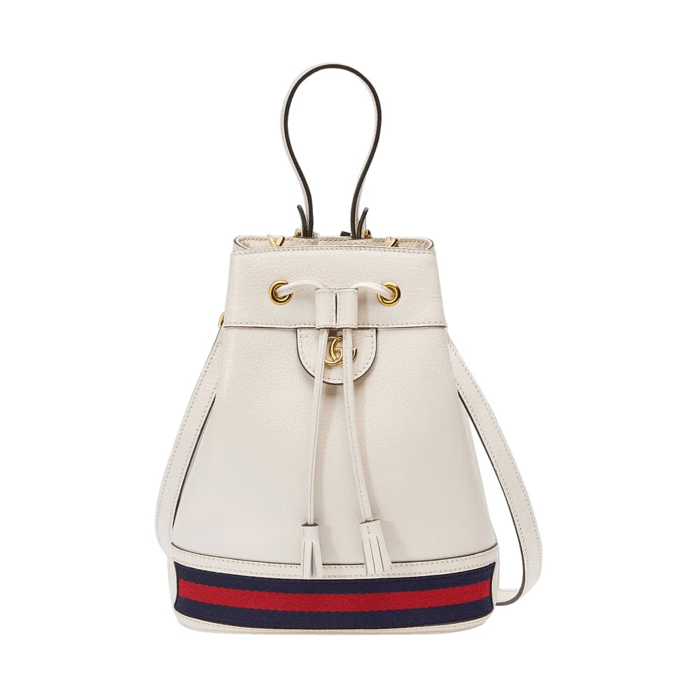 Gucci Ophidia Small Bucket Bag White