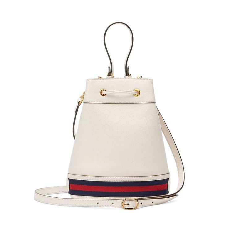 Gucci Ophidia Small Bucket Bag White
