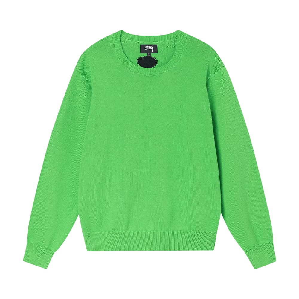 Stussy Bent Crown Sweater Lime