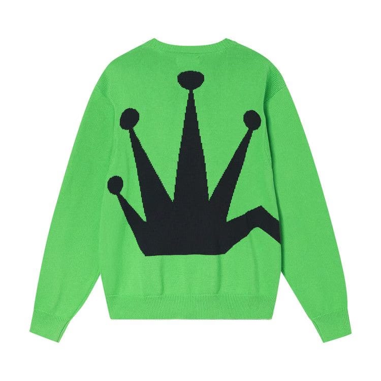Stussy Bent Crown Sweater Lime