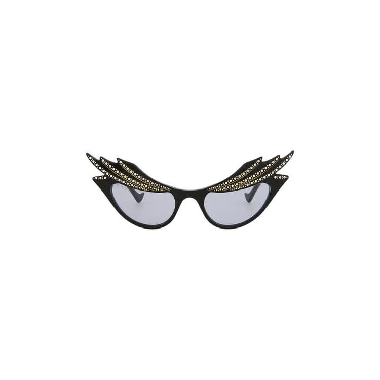 Gucci Cat Eye Sunglasses Black/Violet