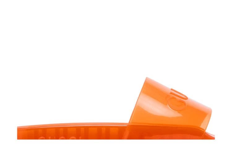 Gucci Slide Sandal Transparent Orange