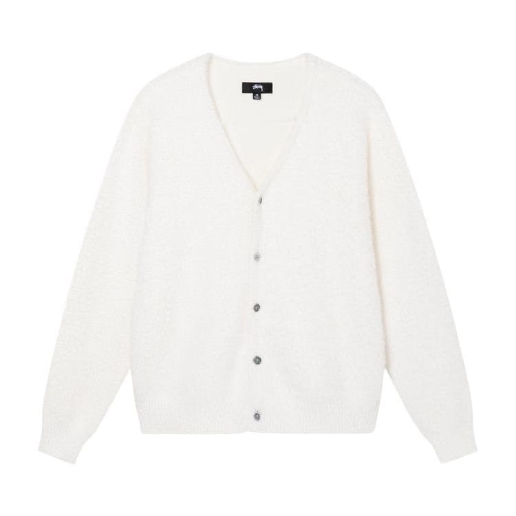 Stussy Shaggy Cardigan Bone