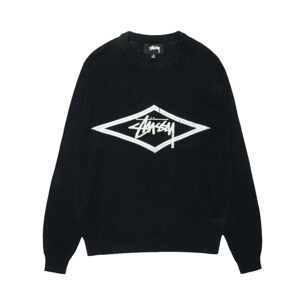 Stussy Surf Team Sweater Black