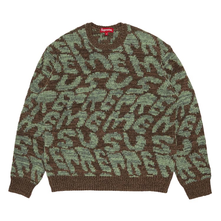Supreme Stacked Sweater Brown