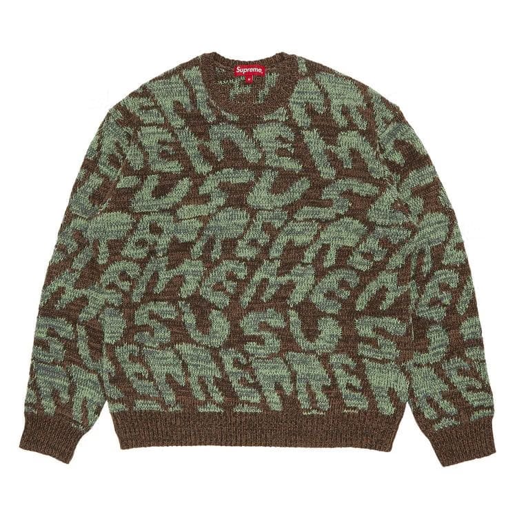 Supreme Stacked Sweater Brown