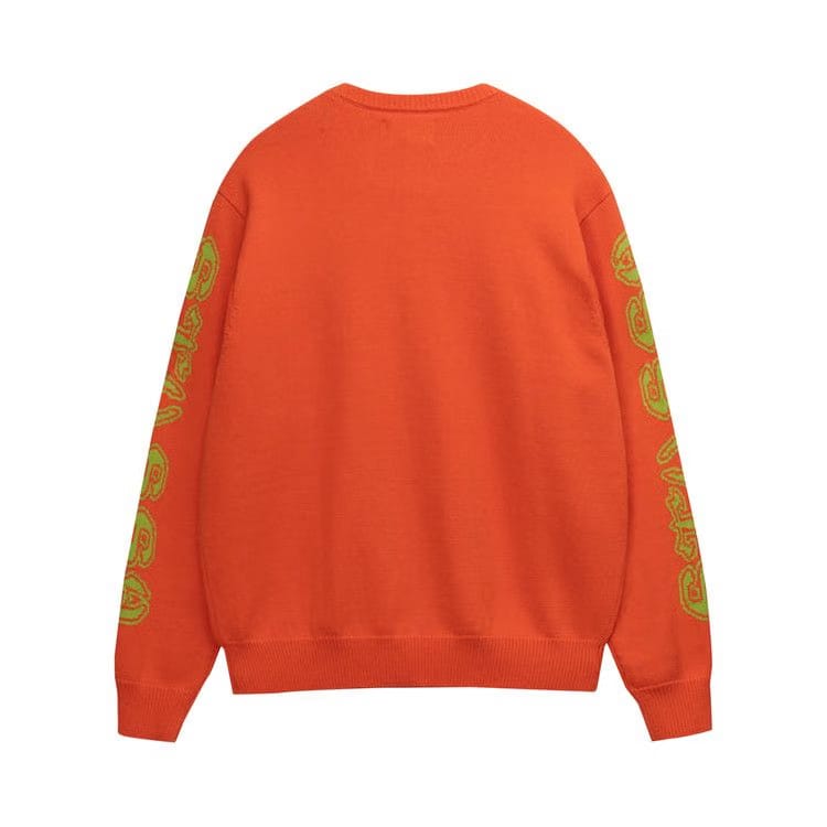 Stussy Sleeve Logo Sweater Orange