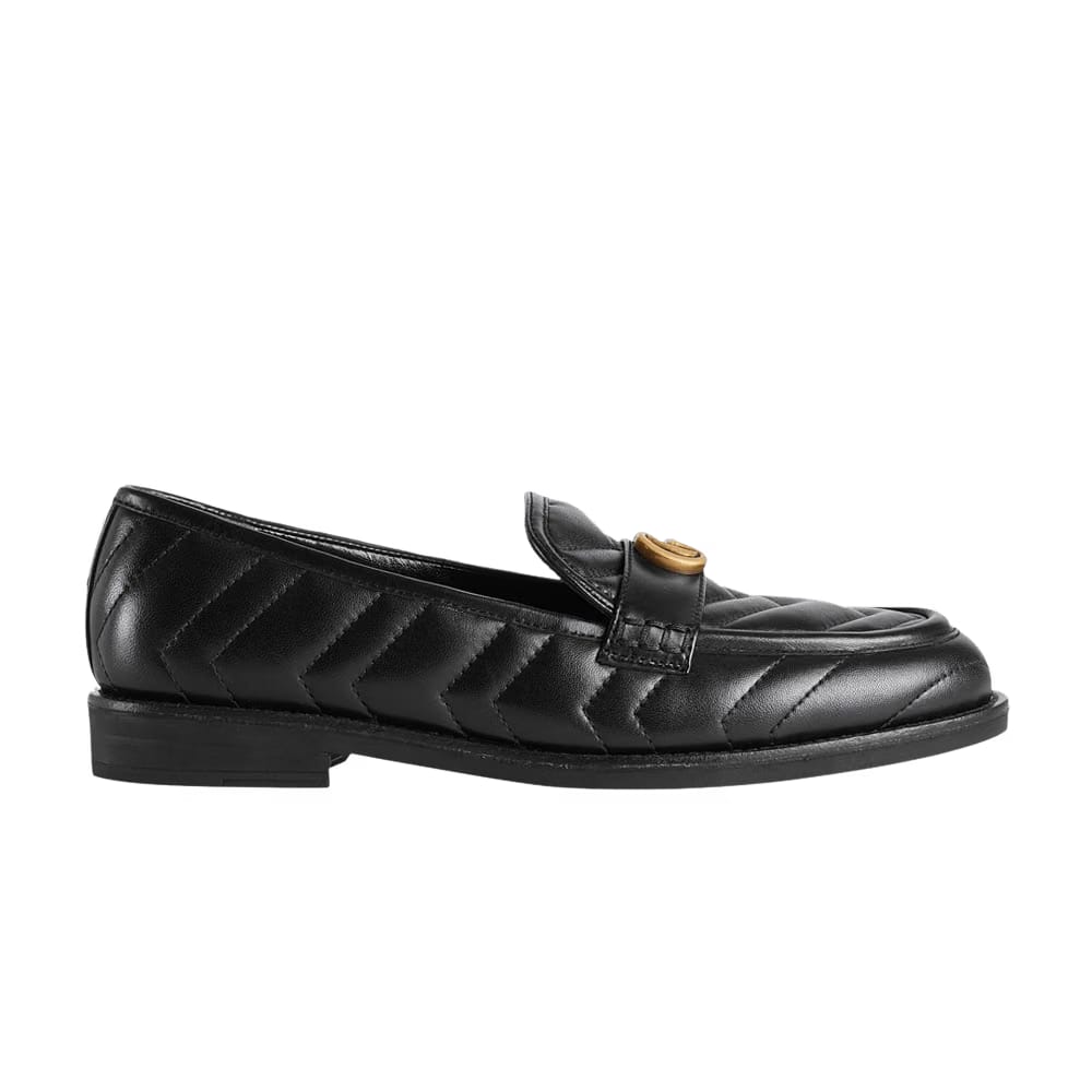 Gucci Wmns Double G Loafers 'Black'