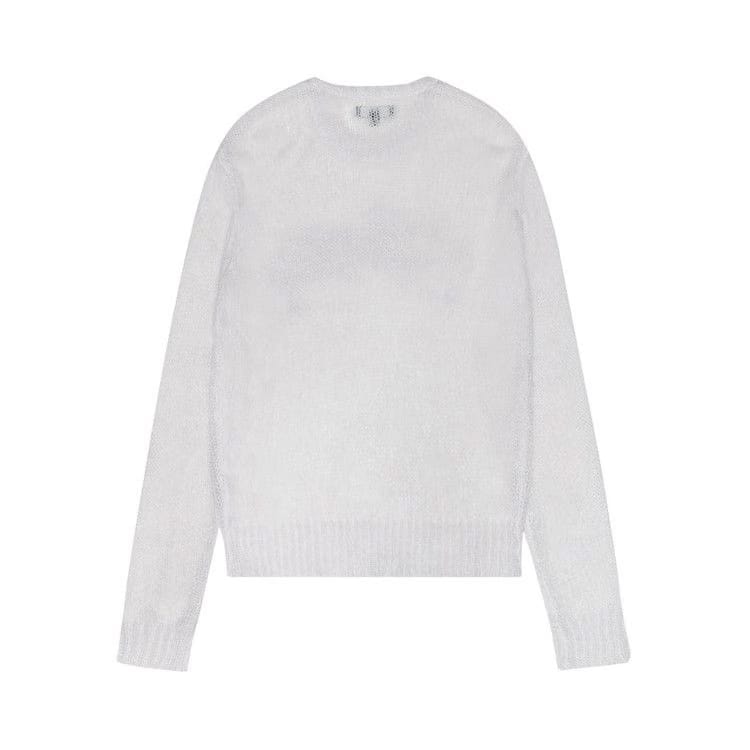 Stussy Loose Knit Logo Sweater Bone