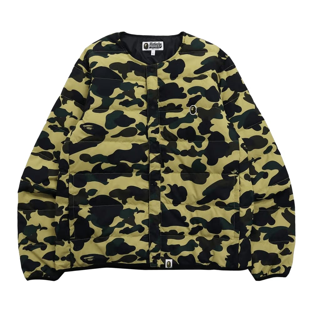 BAPE Camouflage Padded Jacket Yellow