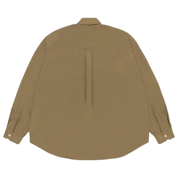 Stussy x Our Legacy Work Shop Borrowed Shirt Olive Nylon Ripstop
