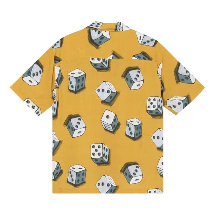Stussy Dice Pattern Shirt Mustard