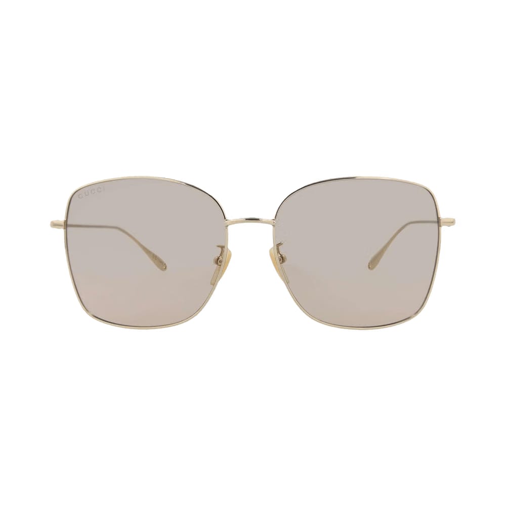 Gucci Square Sunglasses Gold/Pink