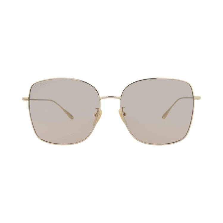 Gucci Square Sunglasses Gold/Pink