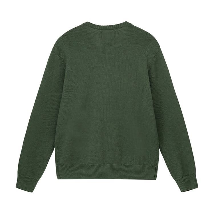 Stussy Curly S Sweater Green