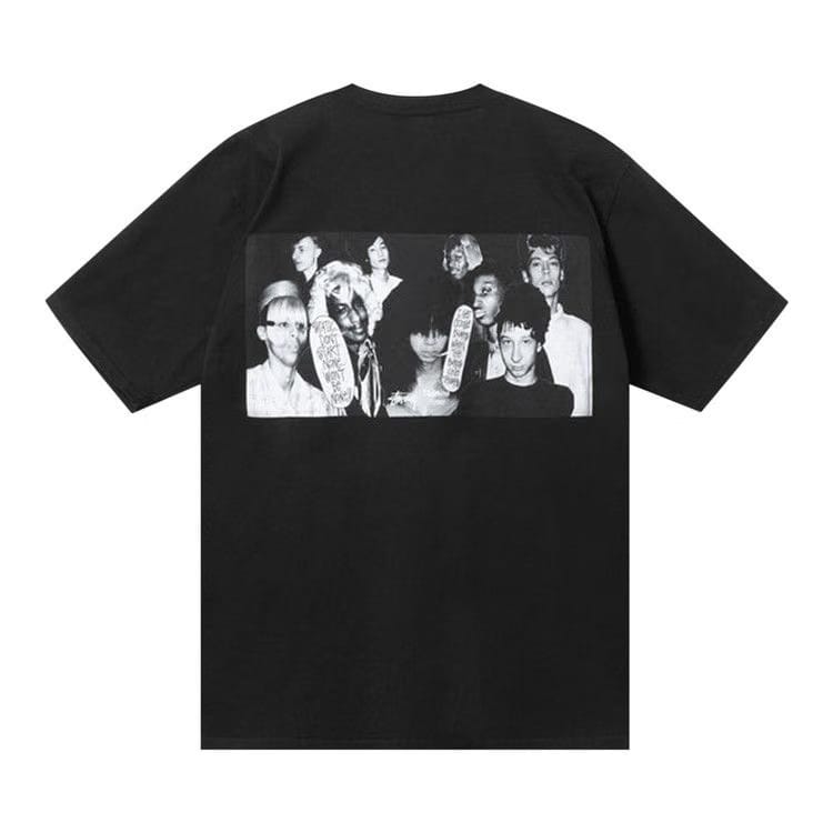 Stussy x Martine Rose Collage Pigment Dyed T-Shirt Black