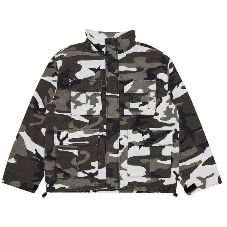 Supreme x Aphex Twin Alpha Industries Cargo Jacket Snow Camo