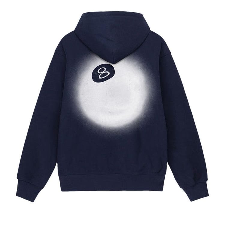 Stussy 8 Ball Fade Hoodie Navy
