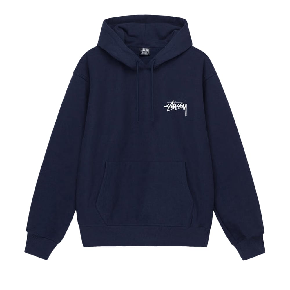 Stussy 8 Ball Fade Hoodie Navy