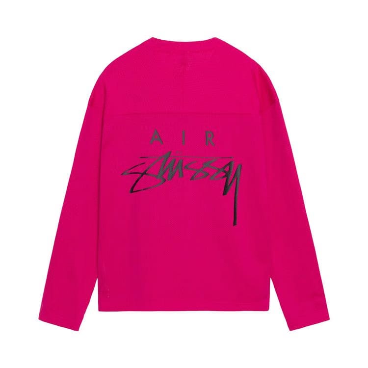 Stussy x Nike Dri Fit Mesh Jersey Fireberry