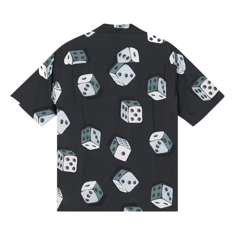Stussy Dice Pattern Shirt Black
