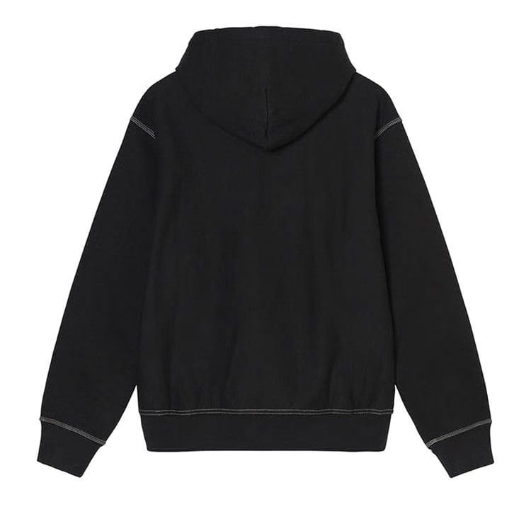 Stussy Contrast Stitch Label Hood Black