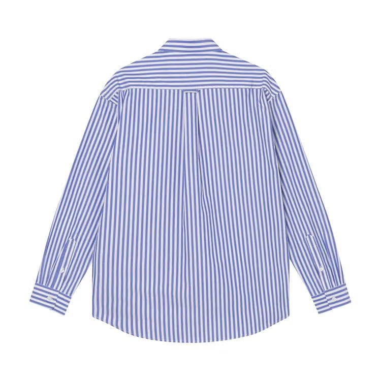 Stussy Classic Poplin Shirt Blue Stripe