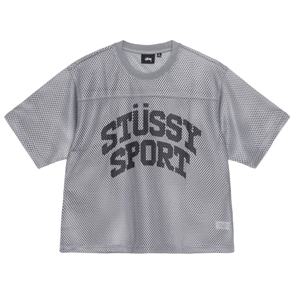 Stussy Sport Jersey Silver