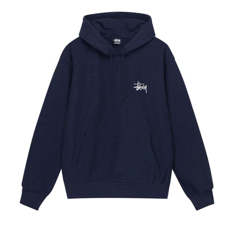 Stussy Basic Hoodie Navy